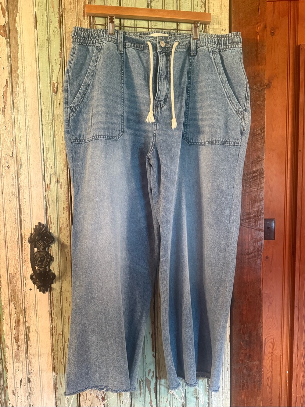Lucky Brand Light Blue Wide Leg Denim Pants - Picture 9 of 9